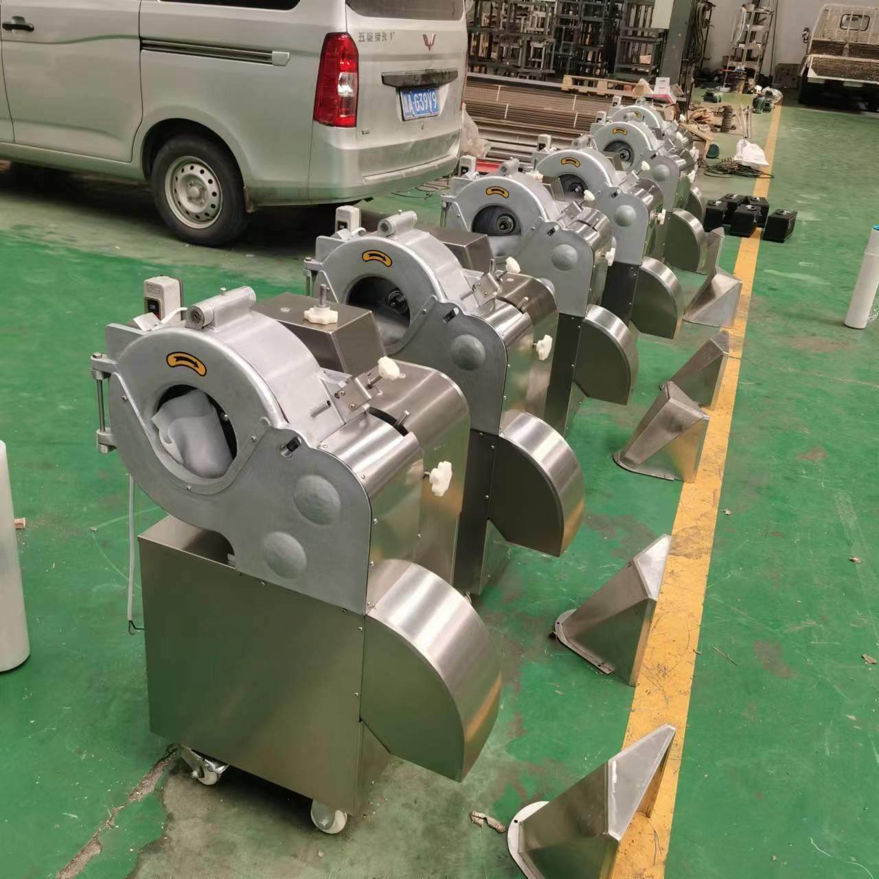 商用多功能切丁机 易清洗不残留渣节能果蔬切菜机 大型切肉丁机