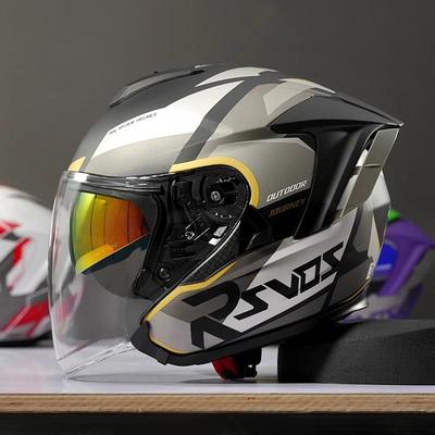 rsv摩托车头盔男机女士夏季四分之三盔机车半盔四季通用RO-5