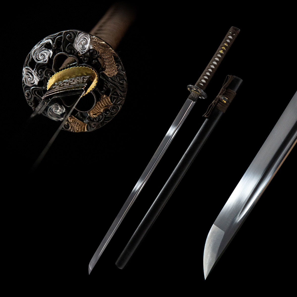 日本刀一体忍者直刀东洋武士长刀