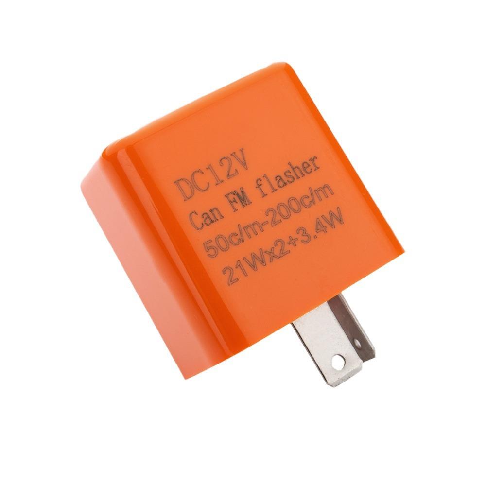 摩托车LED闪光器转向灯控制继电器车灯控制器指示灯调节器可调节