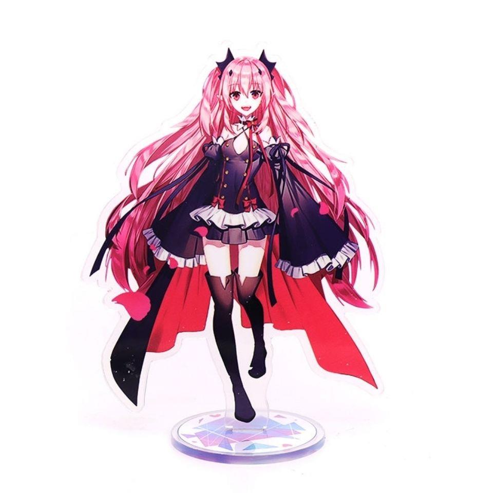 终结的炽天使动漫周边立牌 费里德 克鲁鲁 双面亚克力摆件台