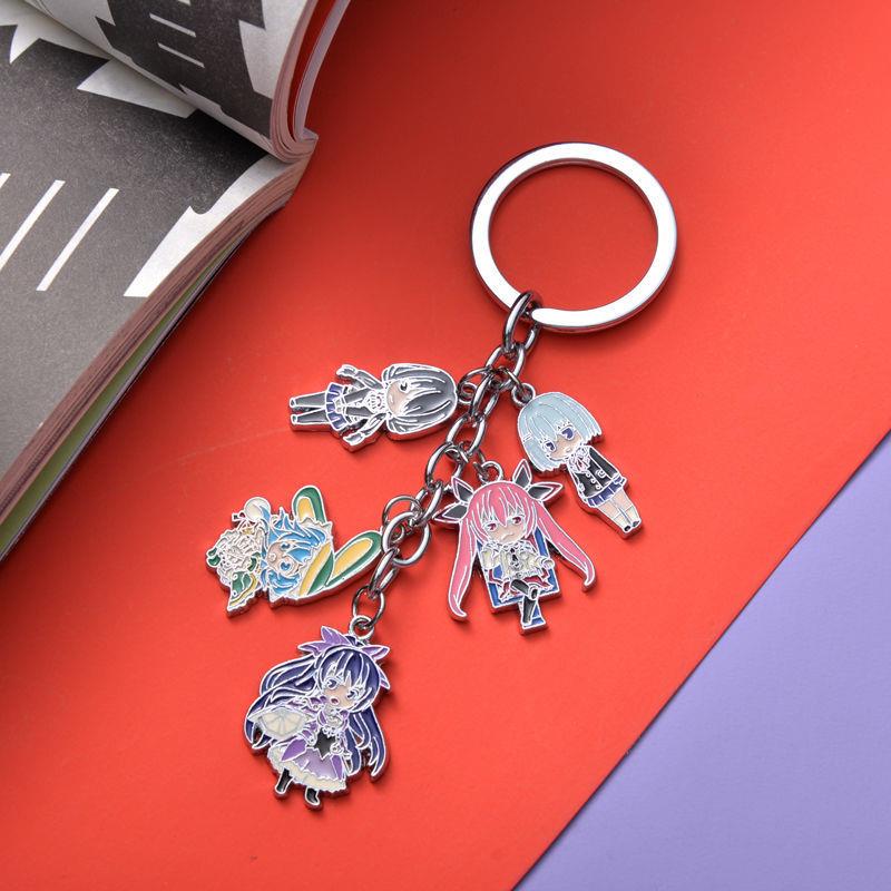 DATE A LIVE约会大作战 周边二次元吊坠 动漫卡通钥匙扣 五河琴里