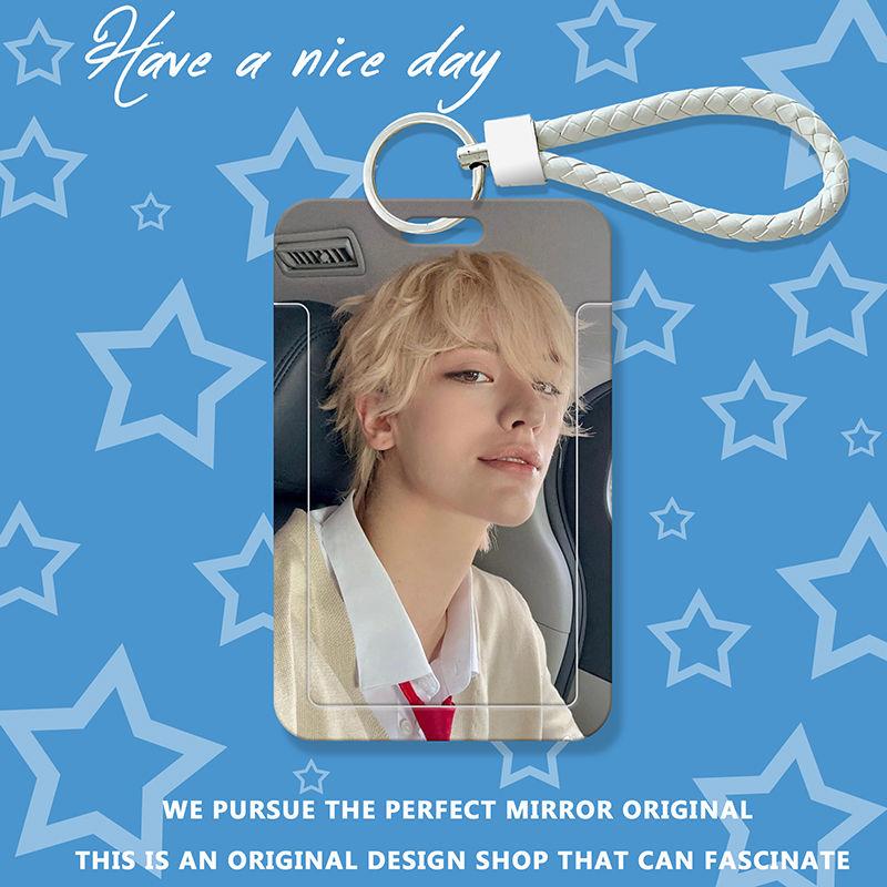 卡琳娜cos二次元卡套学生滑盖饭卡公交卡证件保护套门禁校园收纳