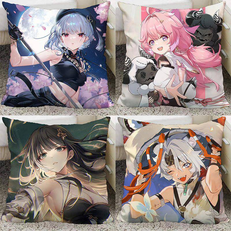 鸣潮游戏周边漂泊者忌炎安可凌阳维里奈双面抱枕午睡床头靠枕靠垫