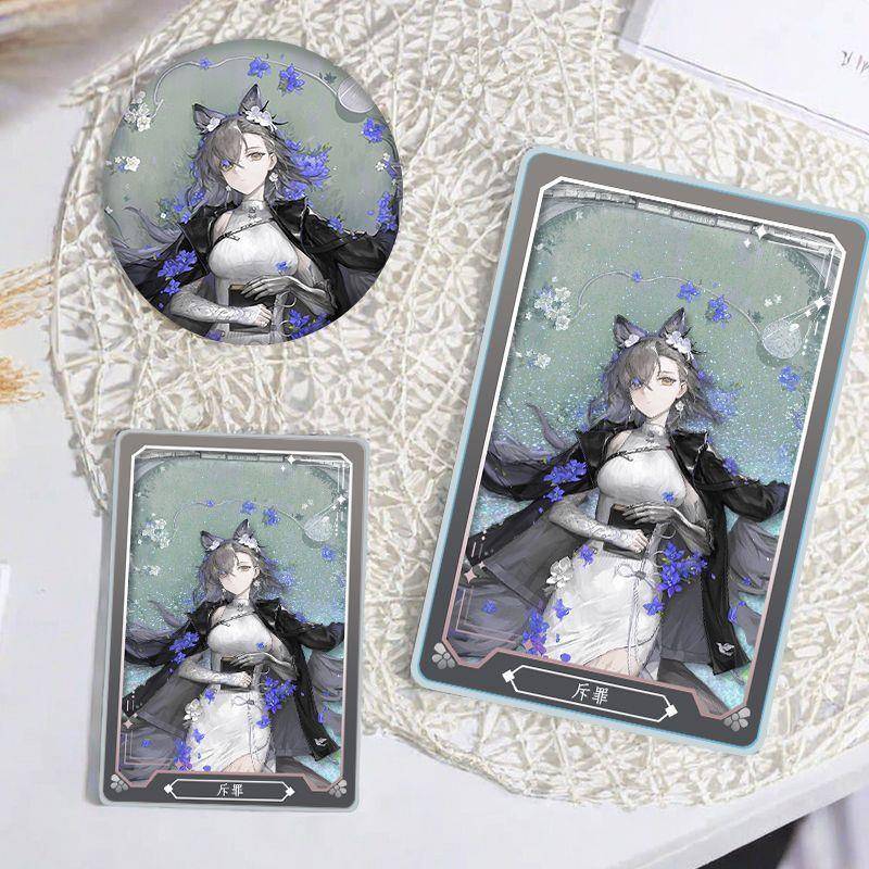 明日方舟斥罪流沙麻将咕卡吧唧徽章谷子卡砖立牌流麻生日礼物摆件