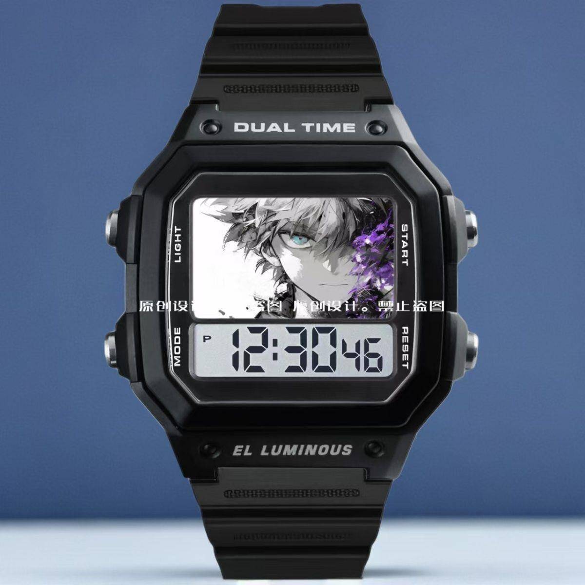 全职猎人奇犽酷拉皮卡小杰手表动漫周边二次元电子手表防水夜光