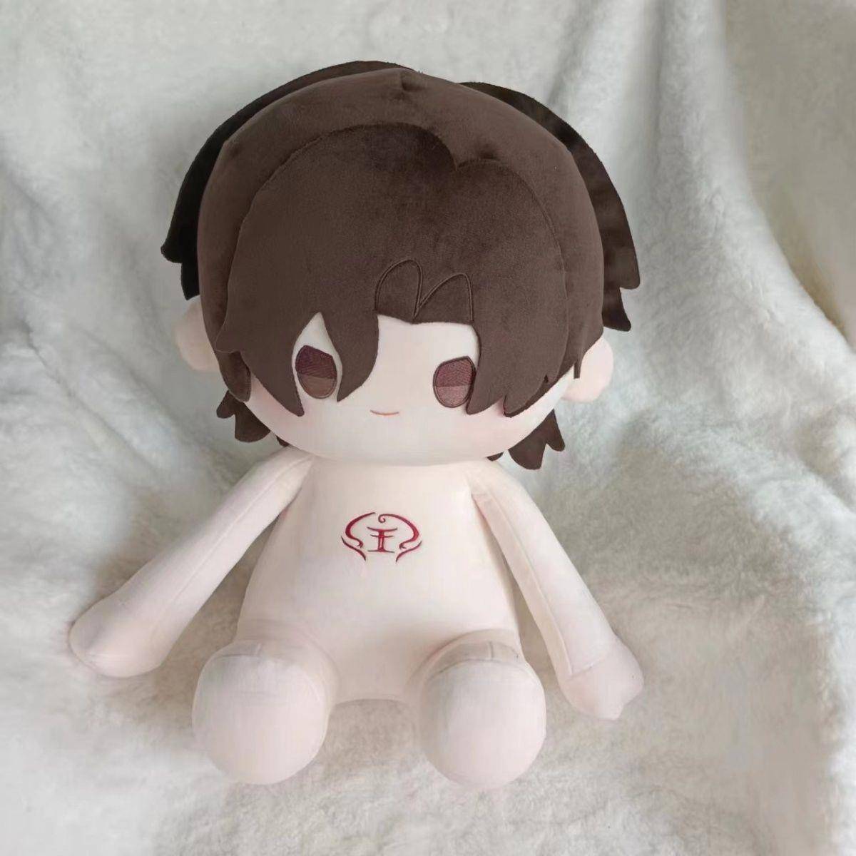 棉花娃娃斩神原创我在精神院学斩神周边同人王面属性40CM棉花娃娃