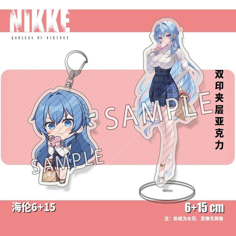 胜利女神妮姬周边海伦樱花爱丽丝情人节亚克力立牌钥匙扣摆件挂件