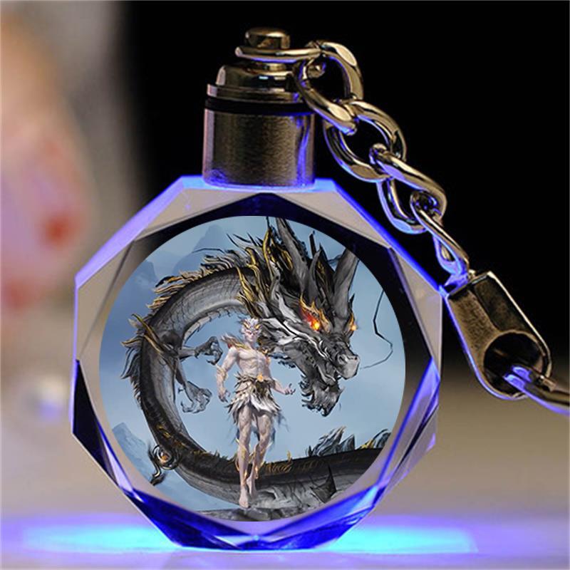 地铁逃生书包挂件和平精英皮肤水晶钥匙扣吃鸡书包挂件定制闺蜜生