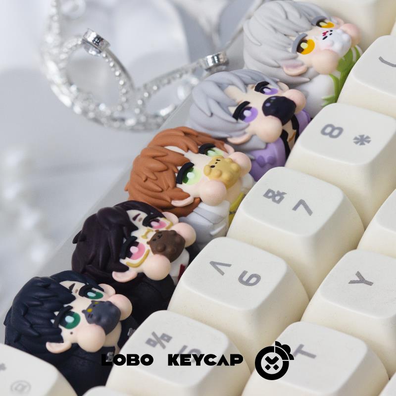 光与夜之恋 系列qq男主手游定制人物个性主题机械键盘键帽