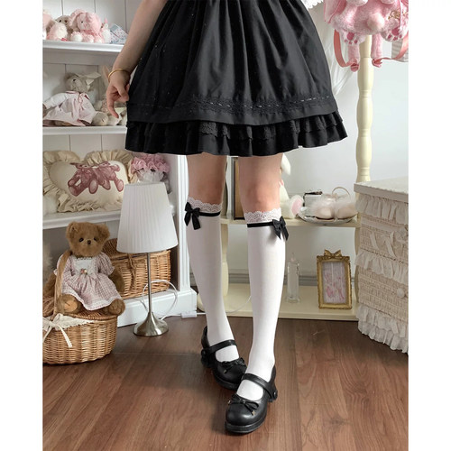 rojidoll感Lolita袜子女蝴蝶结