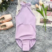 形体连体体操服秋冬新款 梵舒儿童女芭蕾舞练功服新款 舞蹈跳舞服装