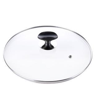 16cm18cm20钢化p玻璃锅盖配件奶锅汤锅盖子通用款24雪平锅26平底