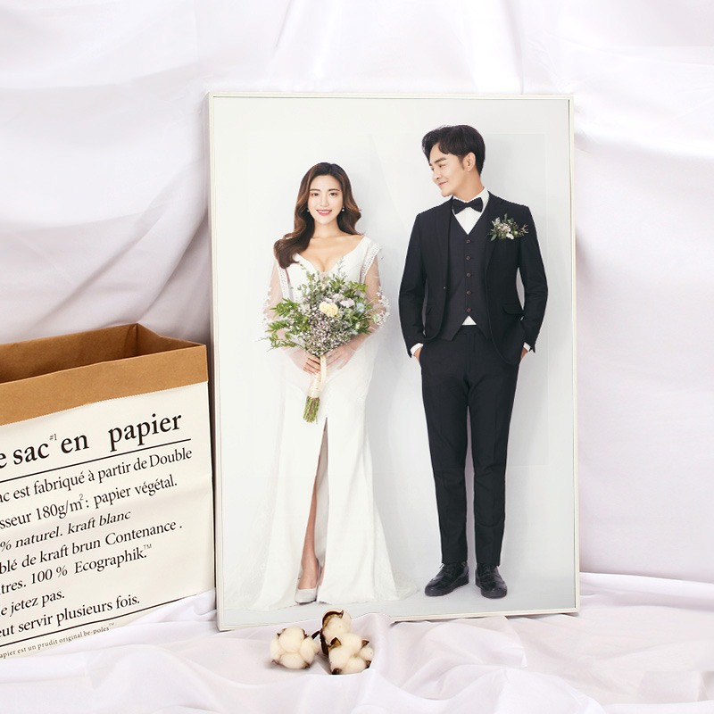 金属相框A4挂墙摆台洗照片框架x铝合金7/8/10寸海报框装裱画框定