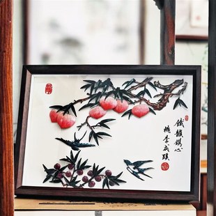 芜湖铁画桃李满天下n毕业季送老师安徽非遗特色工艺伴手礼相框摆