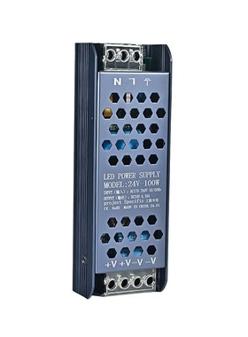 开关电源LEeD灯带变压器220转12v24v线型灯箱专用超薄黑金刚电源