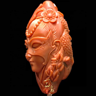 楼兰美女橄榄核单籽核雕手机吊坠挂E件文玩手把件原籽精雕单子手