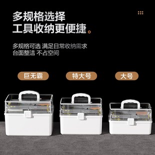 工具箱家用套装多功能五金收纳盒车载折叠收纳R箱电工维修小手提