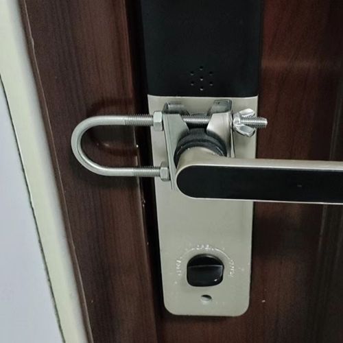 外开门阻门器门挡器防p盗门把手锁扣防撬防撞出差旅行免打孔门锁