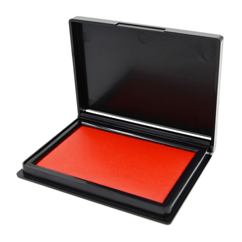 立早朱砂印泥印台财务会计办公z合同签约盖章落款手帐书画书法篆