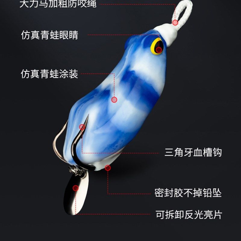 新款改装雷c蛙打黑假蛙雷强假饵远投重草钓黑鱼专杀双钩路亚饵包,户外/登山/野营/旅行用品,路亚饵,淘宝优惠券,粉丝福利购,淘宝优惠卷