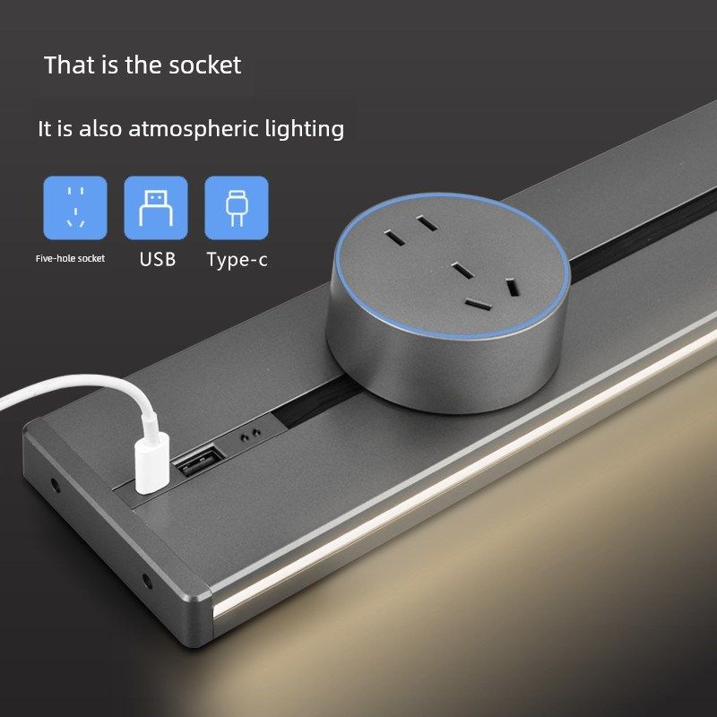 国际电工轨道插座与传感器灯家庭厨房客厅滑动滑M动电源插座与Usb,电子/电工,轨道插座,淘宝优惠券,粉丝福利购,淘宝优惠卷