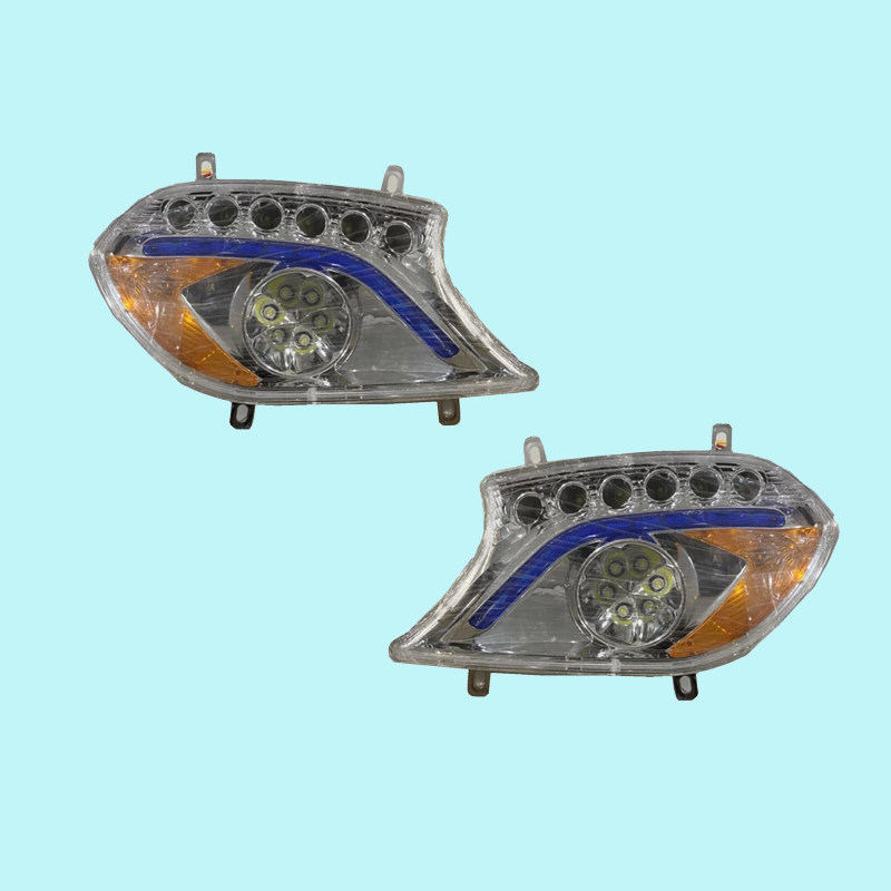 电动三轮车前大灯四轮车LED转向灯行车灯全封闭篷U车刹车车头大灯