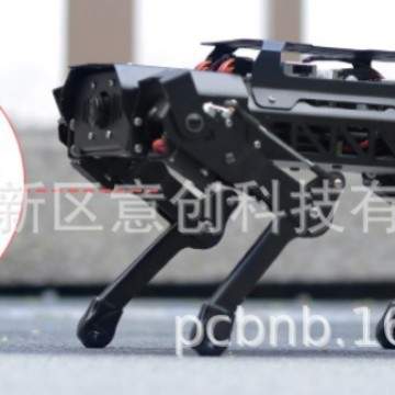 仿生4足智能编程AI视觉识别树莓派4BROS机器人四足机器狗控制板