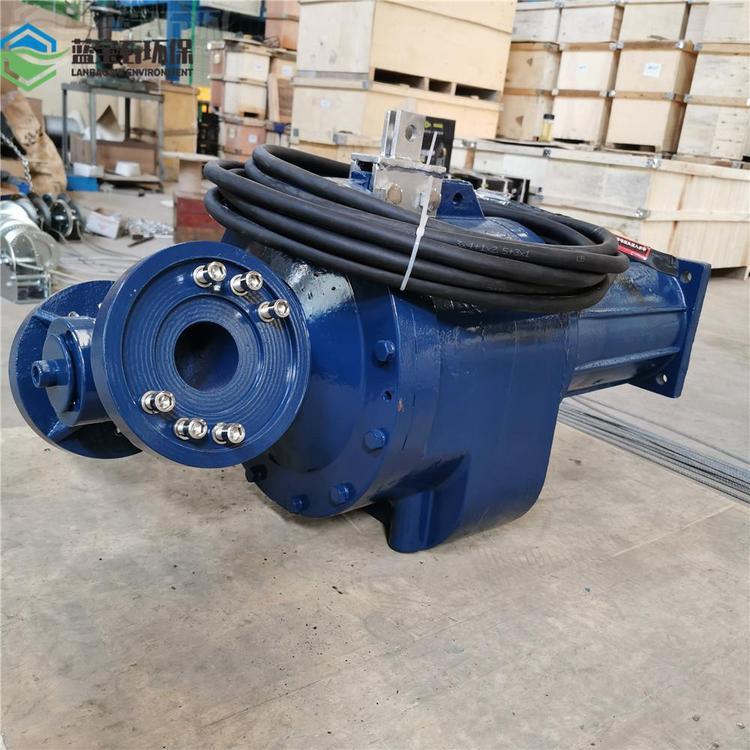 卧式螺旋桨潜水推流器潜水式IP68低速混流型搅拌机ST118齿轮减速