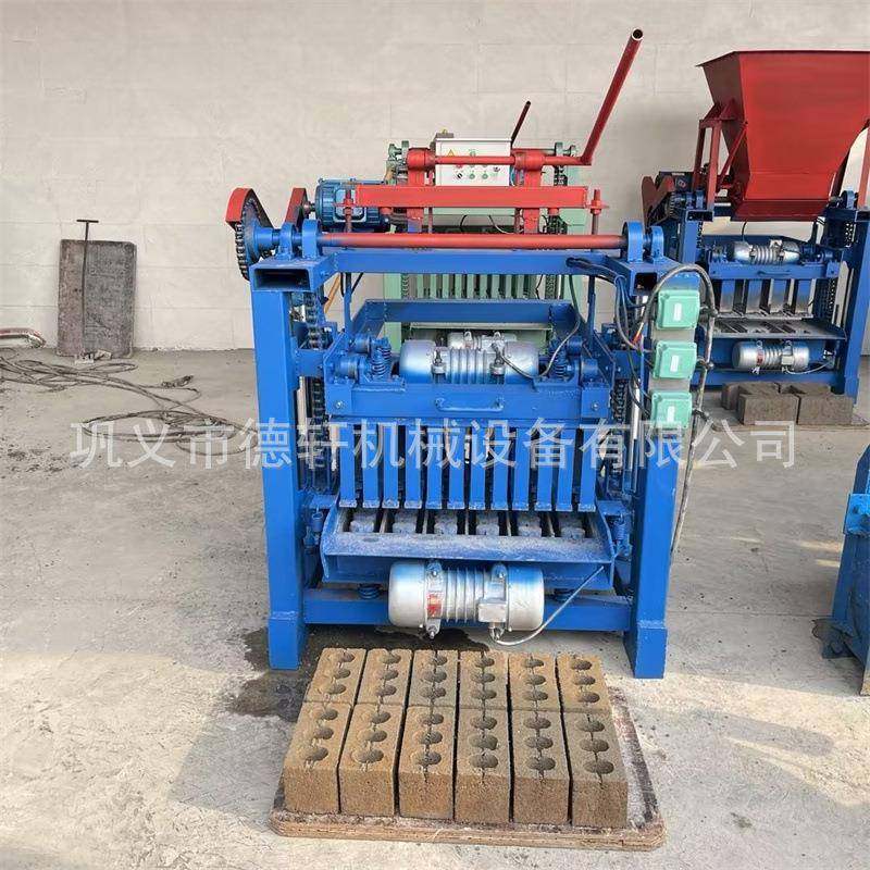 水泥制砖机免烧打砖机小型家用全自动免烧制砖打标砖机一次成型