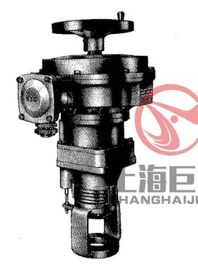 上仪ZKZ-410C直行程电动执行机构带限位Ⅲ防爆4~20ma输出控制