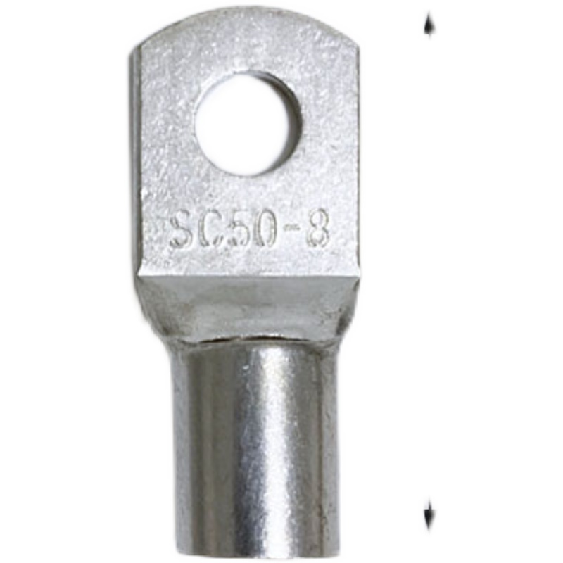 100只SC50-8窥口铜接线端子/铜D鼻子/铜线鼻/铜端子50平方M8