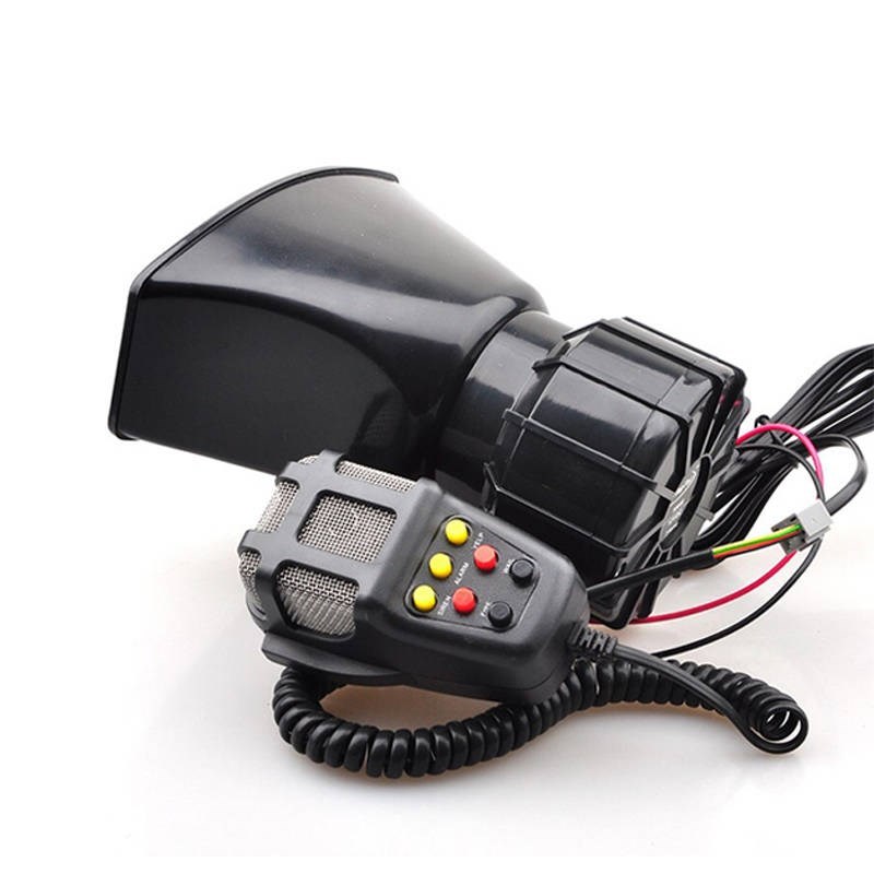 12V 24V摩托车 汽车 汽笛v喇叭 喊话 警报喇叭 5 7音喇叭 带喊话
