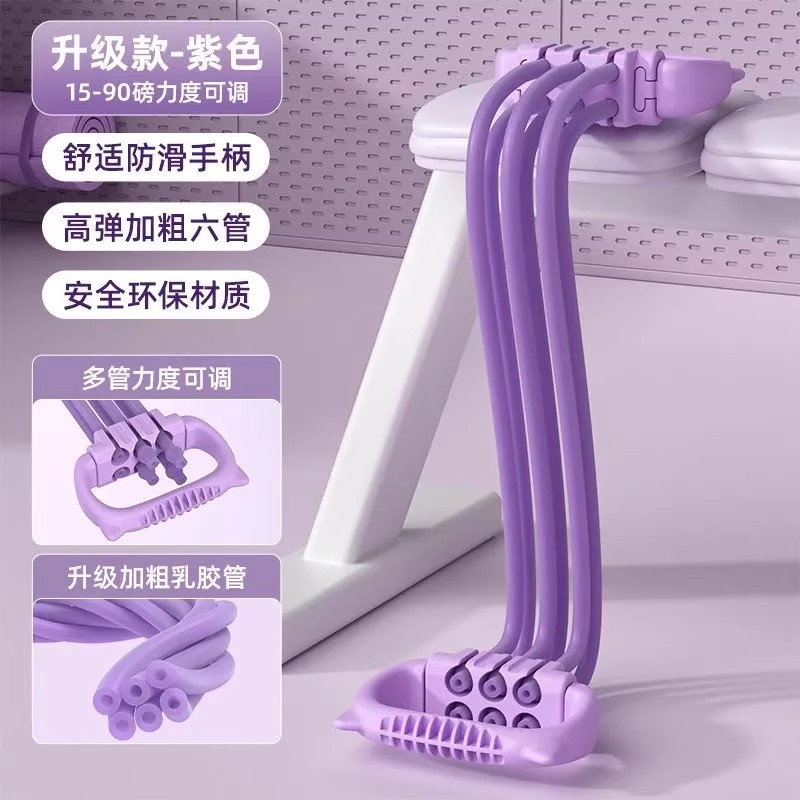 硅胶握力器五指训练器腕力锻炼健身器材可调节拉力圈手指力量