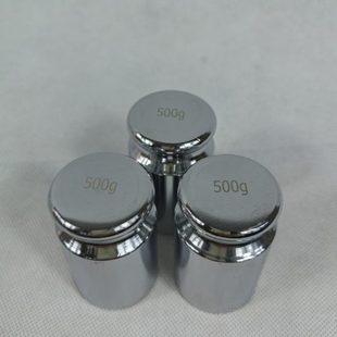 电子秤配件校正调试比重无盒子 M1级不锈钢镀铬500g标准砝码