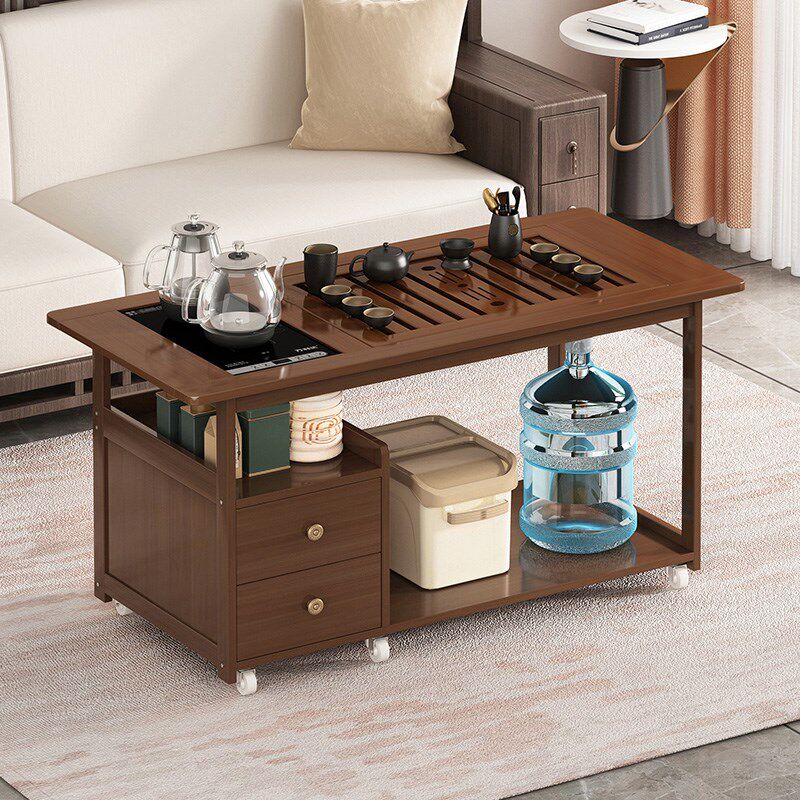 移动边几家用茶桌茶台客厅茶几沙发边柜茶水柜中式烧水壶一体茶车,住宅家具,移动边几/推车,淘宝优惠券,粉丝福利购,淘宝优惠卷