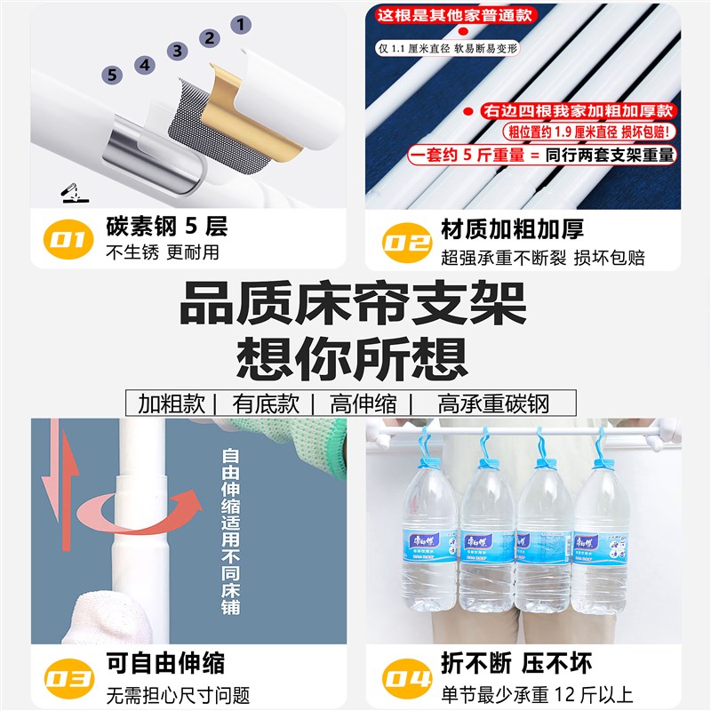 非涂层新款学生宿舍床帘t遮光全包床帘蚊帐全包一体式窗帘上下铺