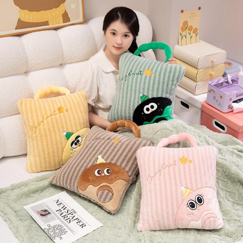 卡通抱枕被子两用办公室靠垫午睡枕头毯子二合一车用车载靠枕加厚,居家布艺,抱枕被,淘宝优惠券,粉丝福利购,淘宝优惠卷