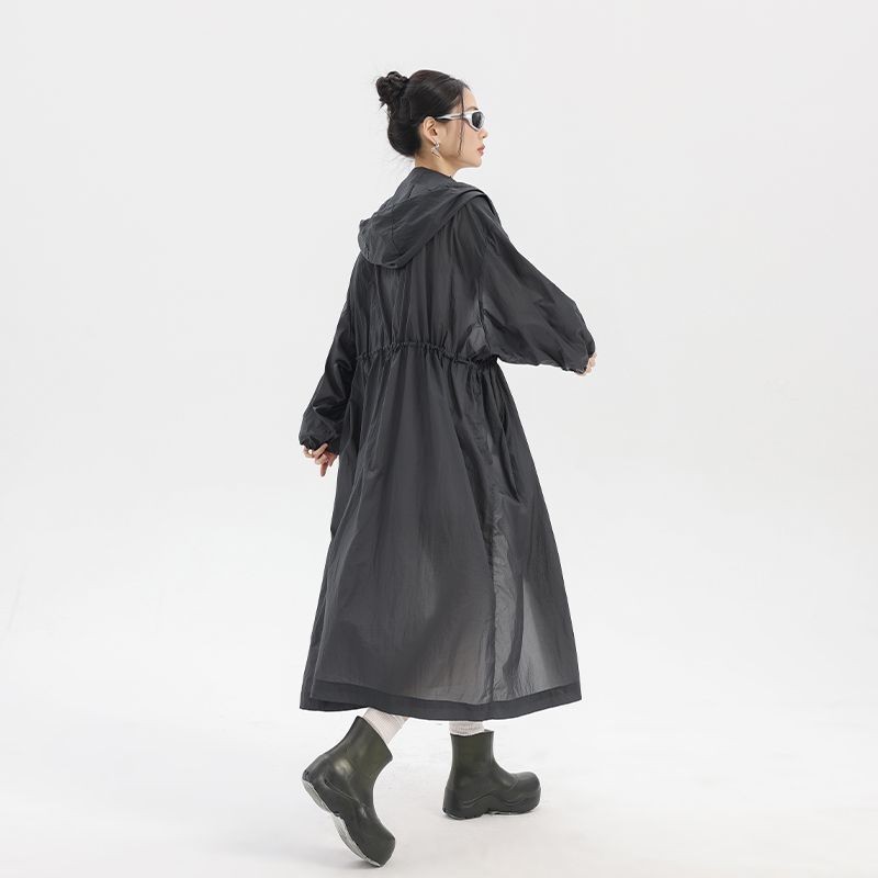 超仙大板防晒衣女长款2025新款韩版时尚百搭宽松显瘦休闲防晒服潮