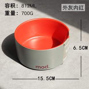 用品吃 法斗食盆狗盆狗碗泰迪两用t猫盆柯基家用饭碗猫食狗碗新款
