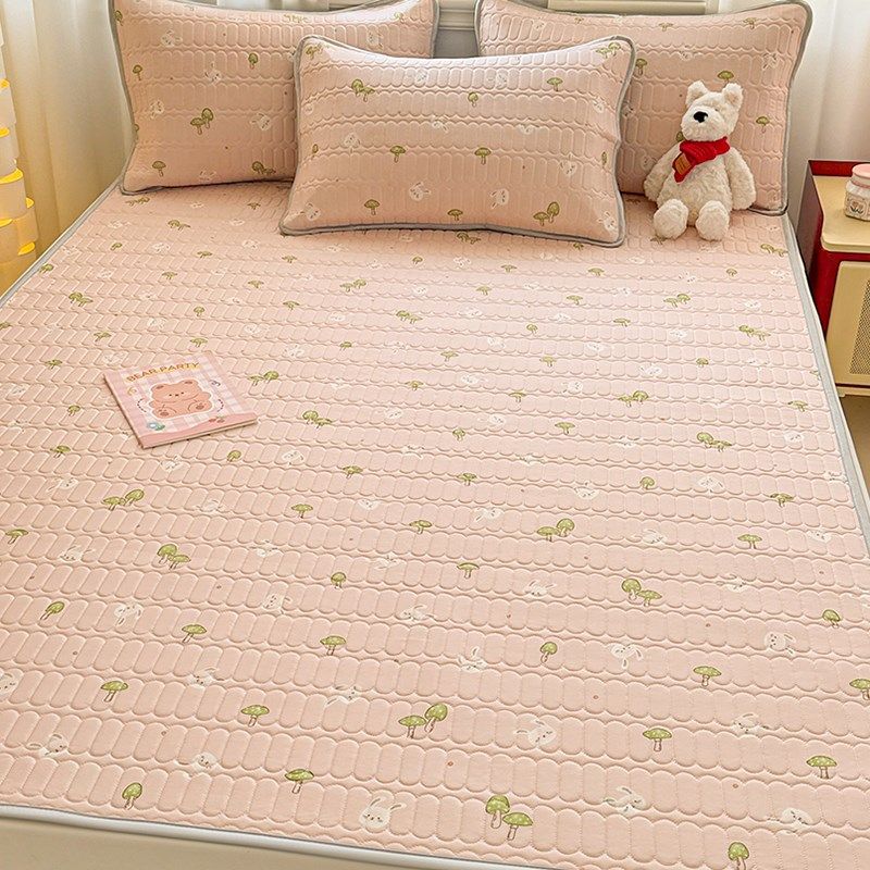 夏季冰丝床垫软垫夏天婴儿儿童防水夏凉垫隔尿垫床护垫防滑薄垫子