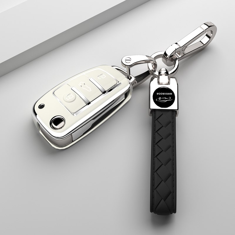 适用奥迪Q3钥匙套2023款Q2L扣Al高端A3L女Q7男TT车W内装饰用品大