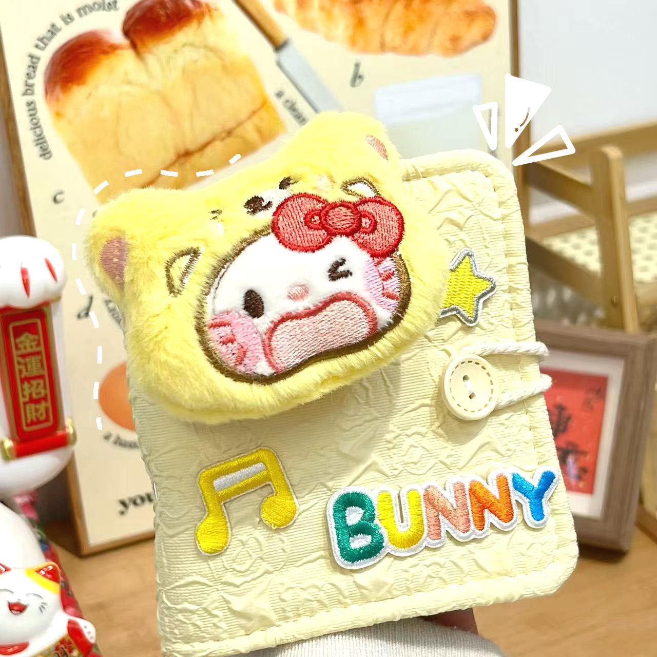 拍立得相册本收纳册黄色小熊kitty单宫格卡册适用富士拍立得mini1211SE三寸纪念册mini相纸可放收纳40张照片