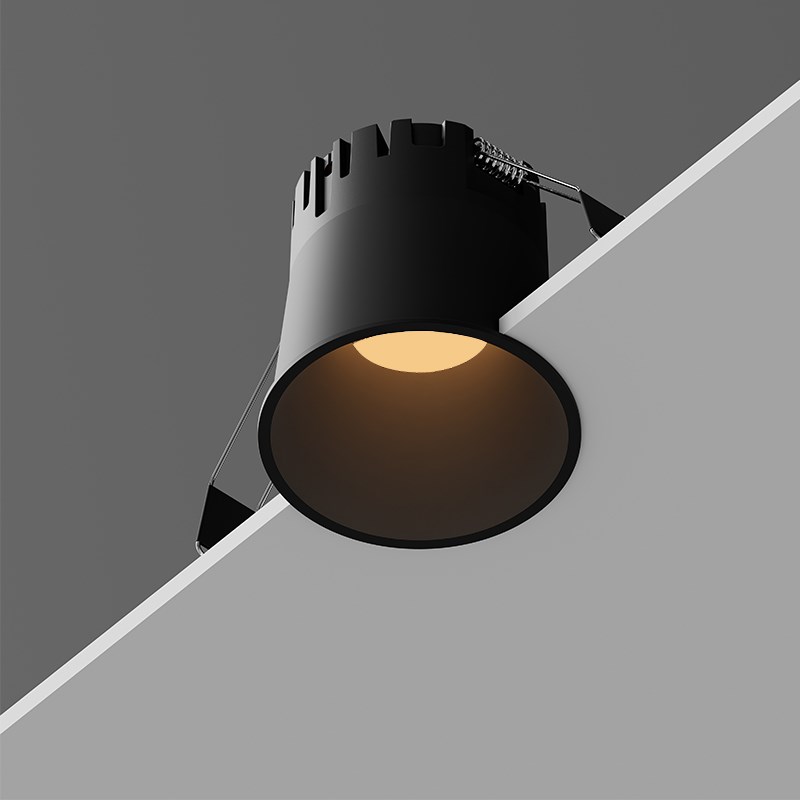 极窄边筒灯无主灯嵌入式q开孔75MM55孔灯泛光款全光谱深防眩光家