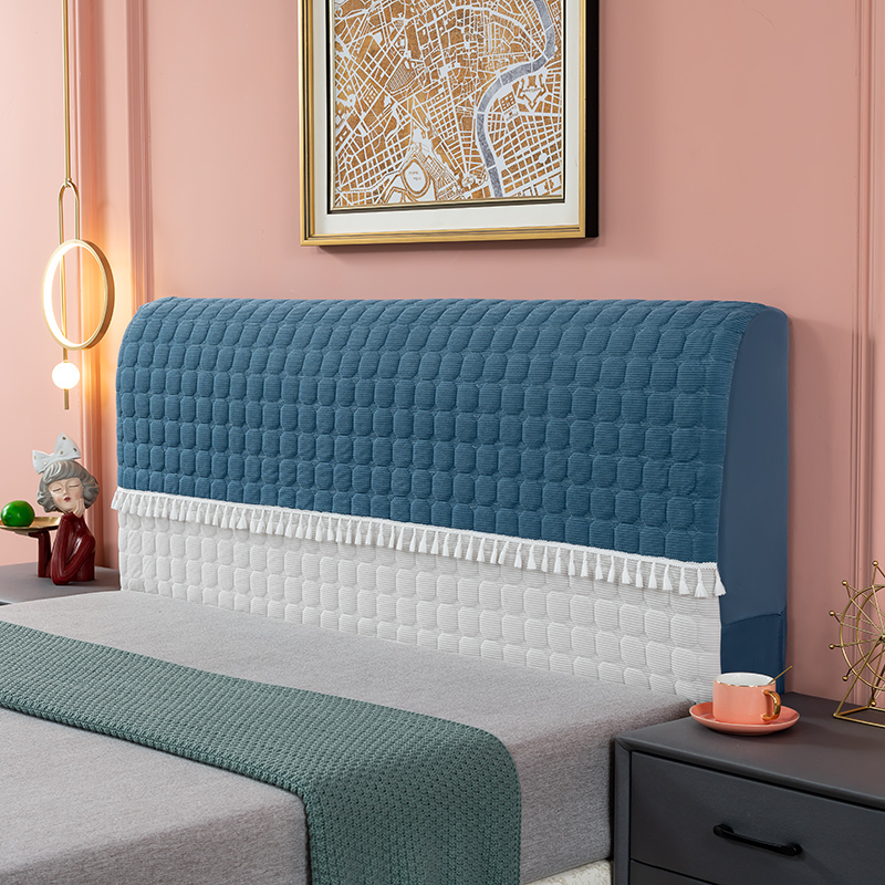 2022新款简约床头套罩软包w床头靠背罩套加厚通用防尘全包万能通