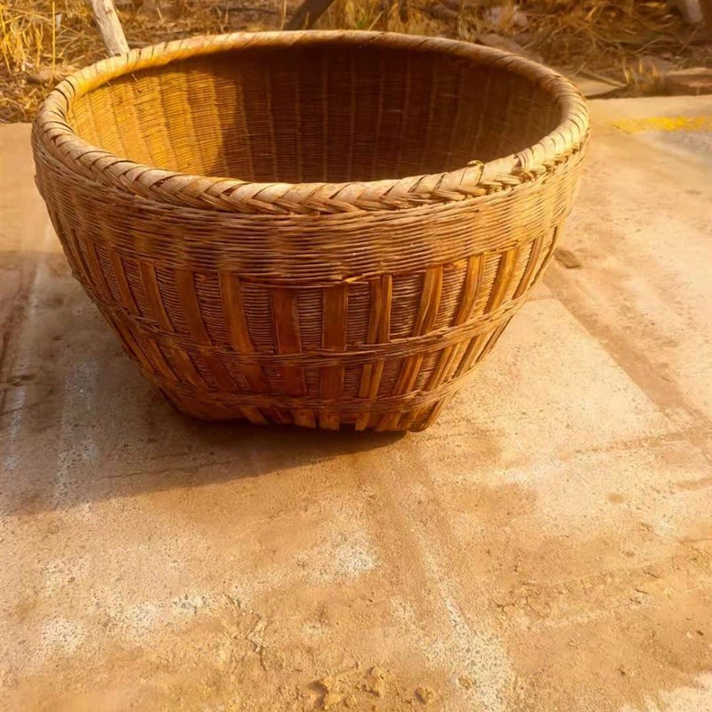 民俗老物件老挑担农家乐民俗展览扁担加挑N筐怀旧复古老农具道具