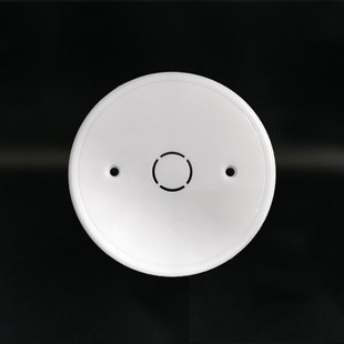 86型圆盖板暗盒有孔保护盖接线盒盖子通用防尘盖圆形塑料底盒盖