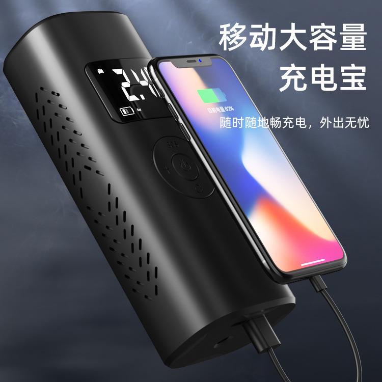 车载充气泵高压电动自行车加气泵公路车轮胎压220V户外汽车打气泵
