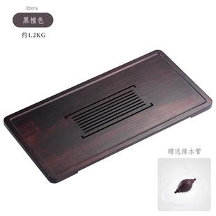 茶盘制湿两用小茶台家用办公CP 排储双用干干泡竹茶 GSLY 竹抽屉式