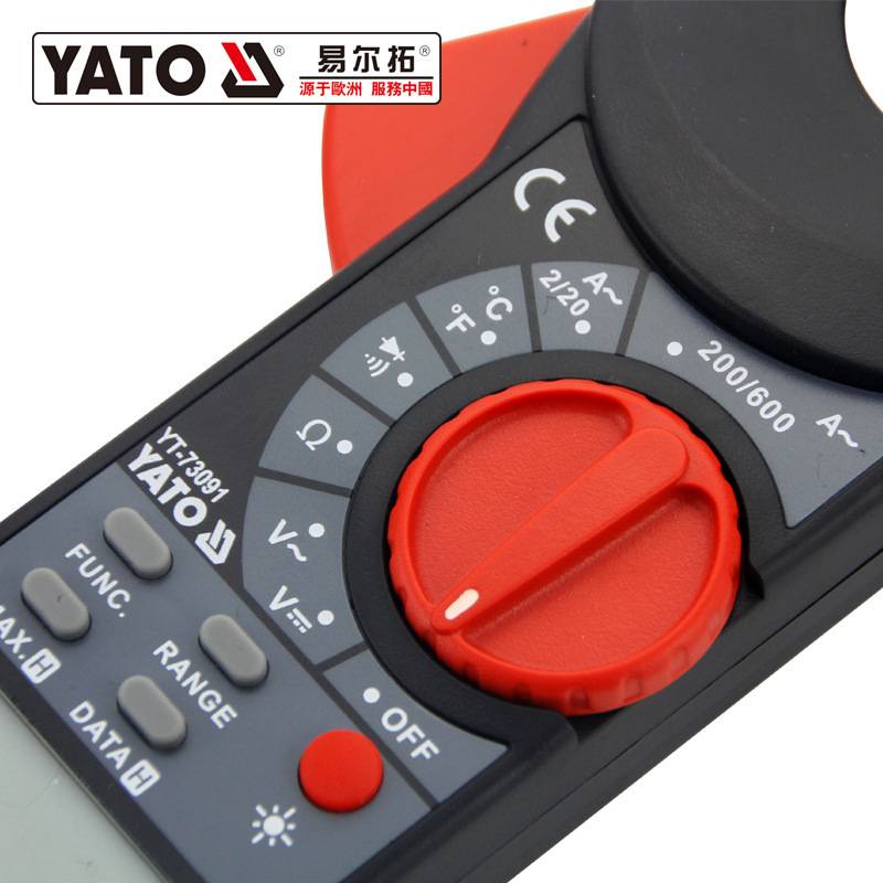 YATO钳形万用表数字钳流表高精度全自动多功能电流钳钳型电流表